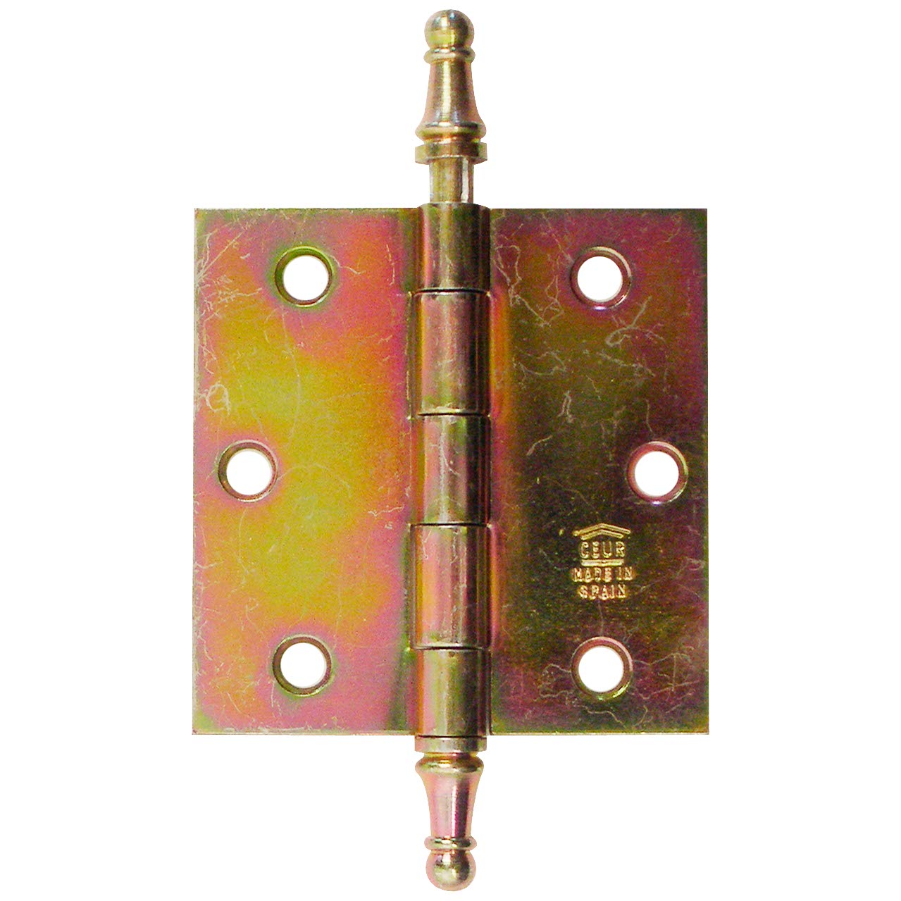 Charnière à bouton à vase pour porte 75x75mm bichromate (3 pcs)