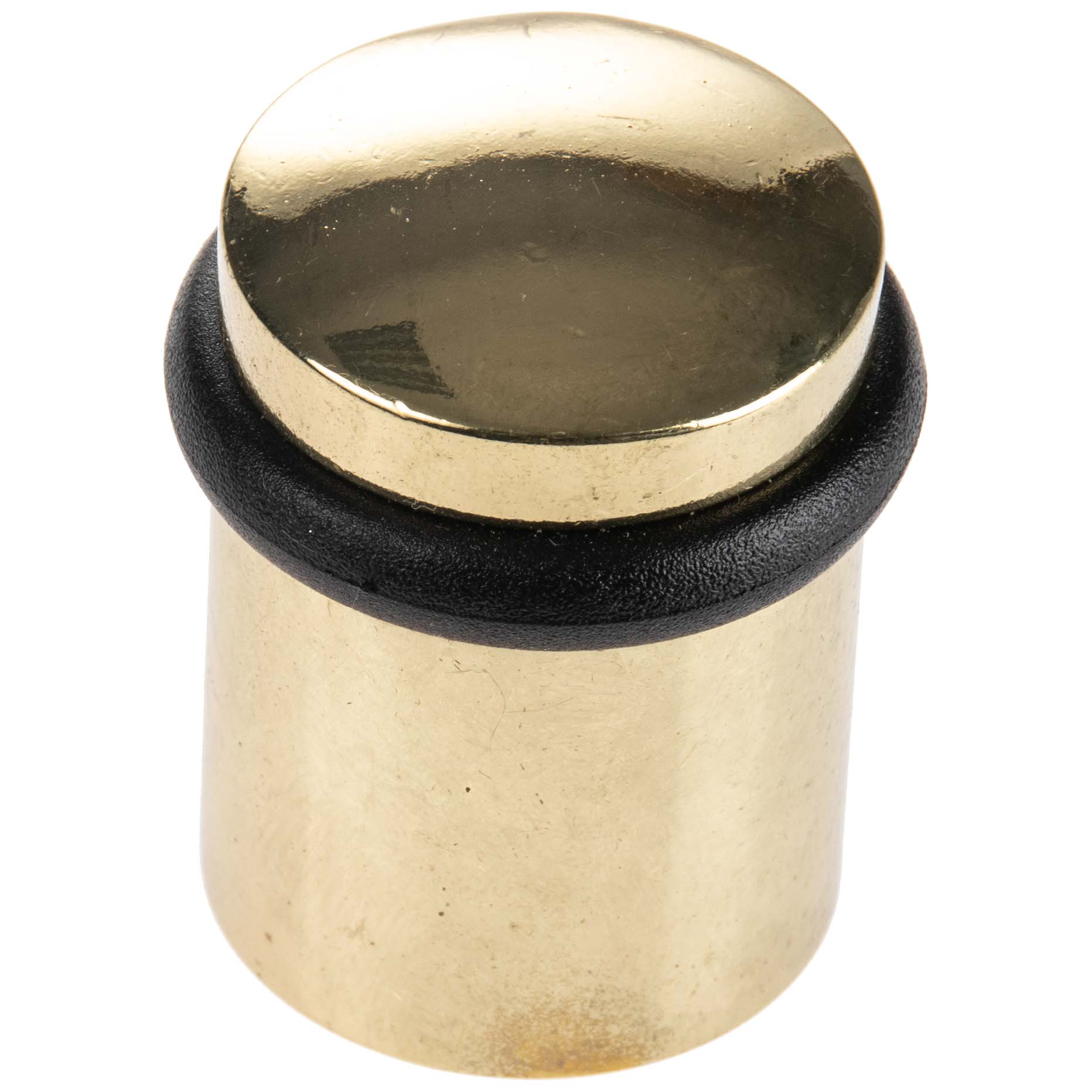 Deurstopper zamak messingne gepolijst 40mm