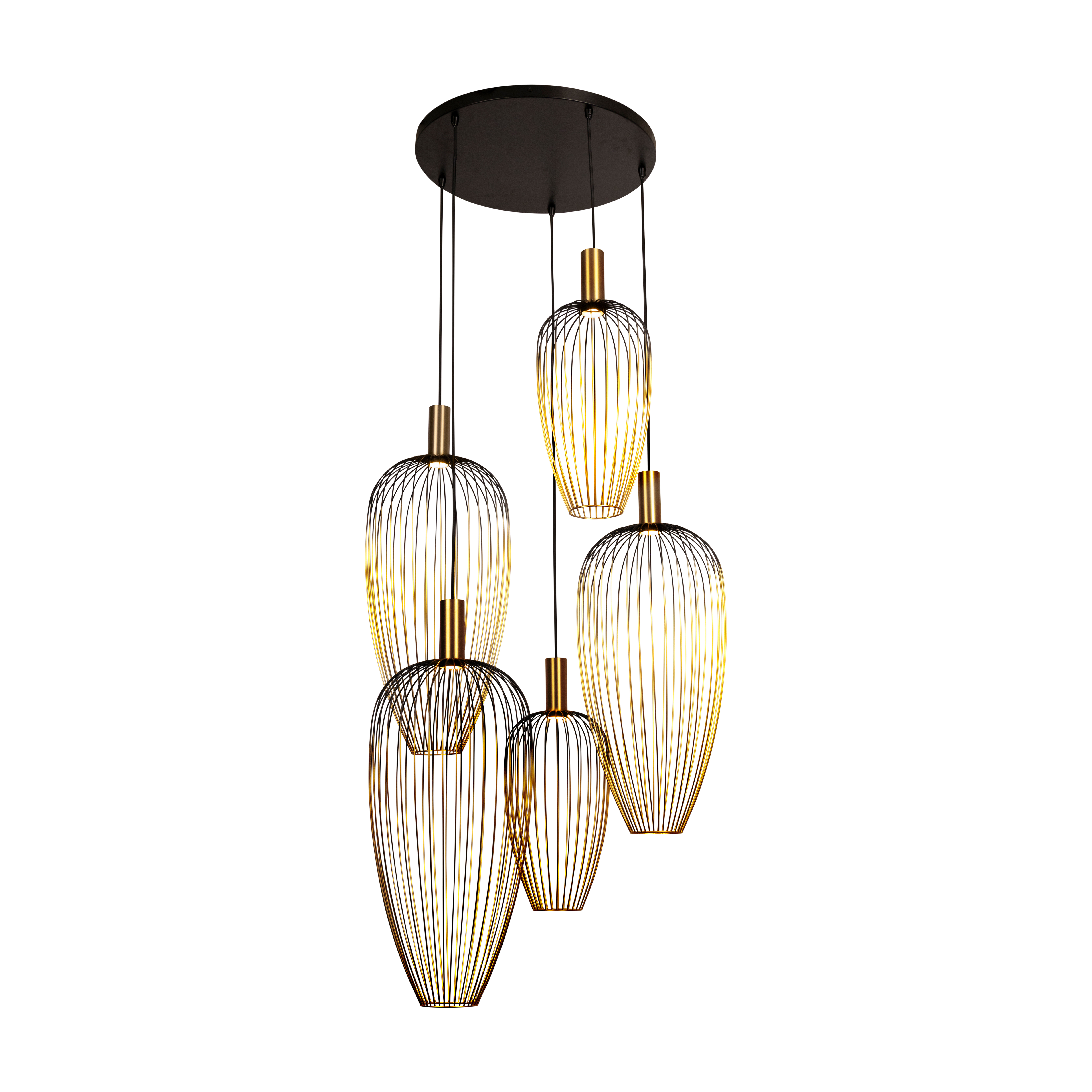 Aurelie Hanglamp 5xGU10 (MR11) Goud Vibes