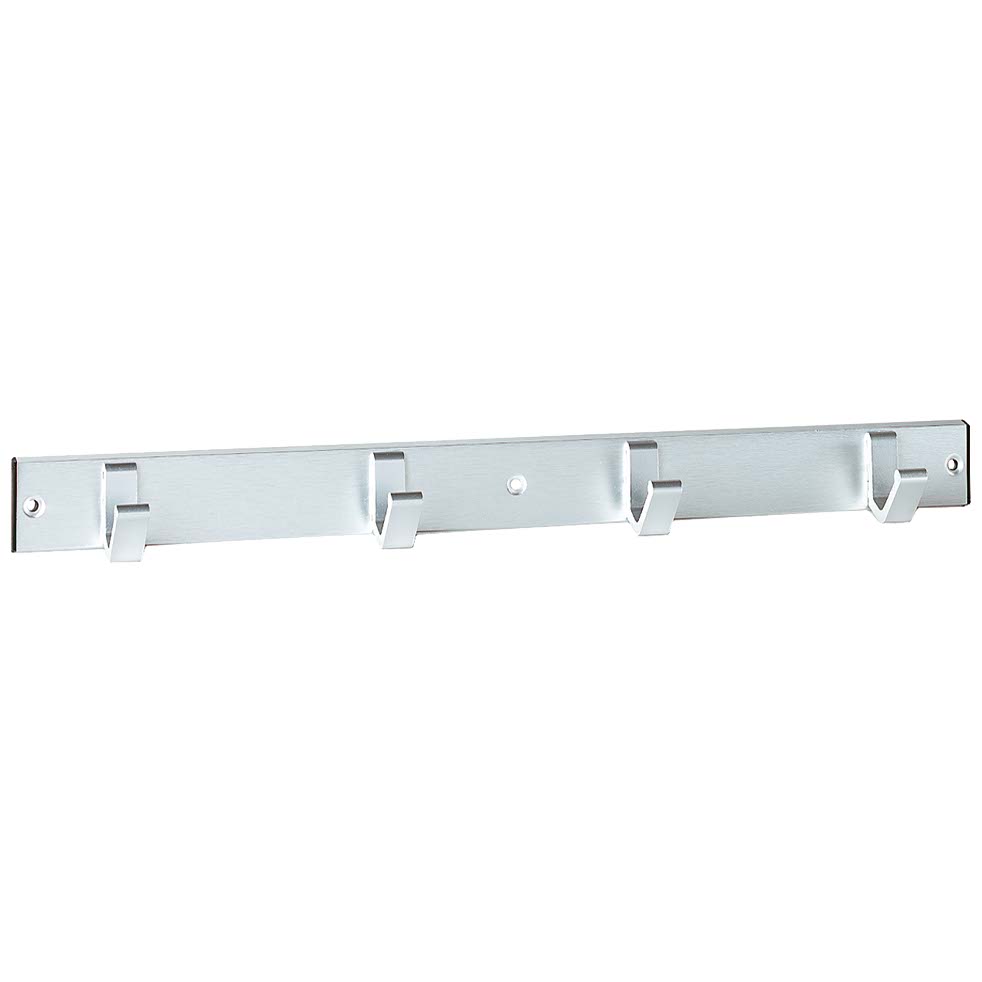 Haak aluminium zilverkleur