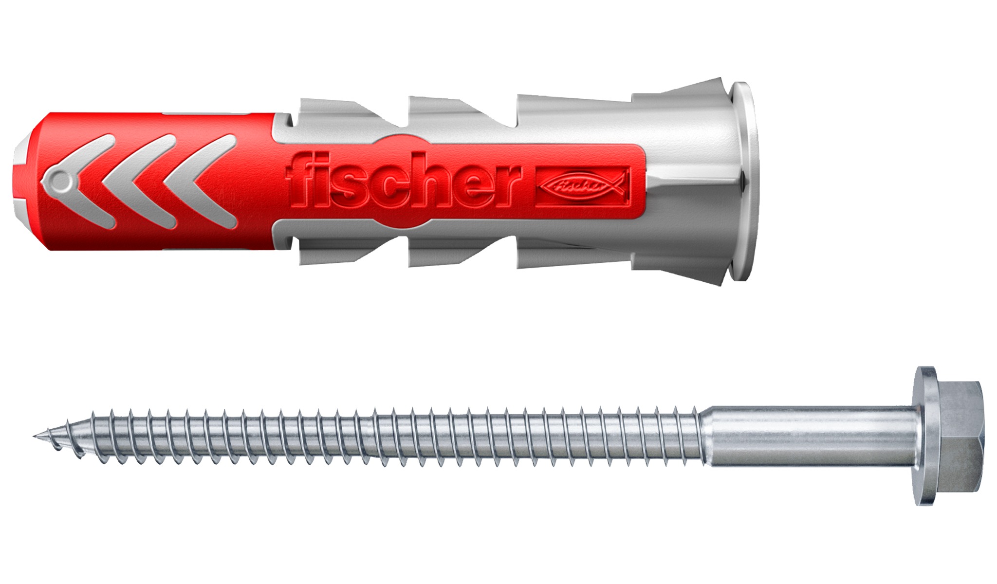 Fischer Cheville tous matériaux  DuoPower 10x50 S avec vis - 4pc