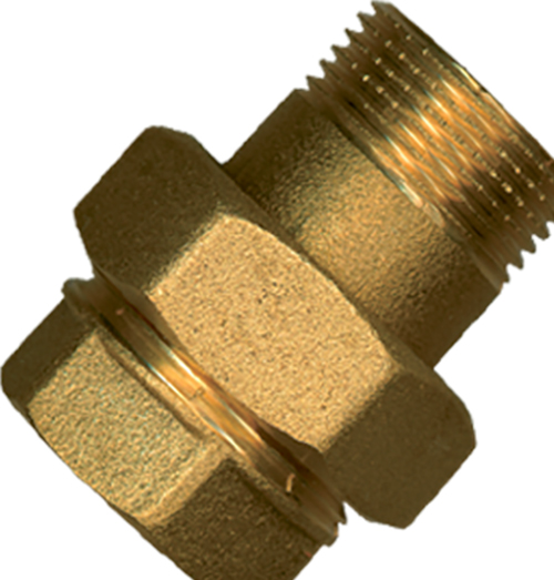 1 Raccord droit 3/4" MF - laiton