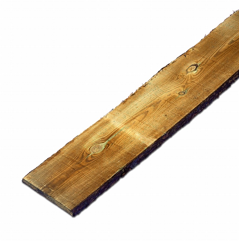 Planche avec écorce Canadienne 19mm 15-20x300cm