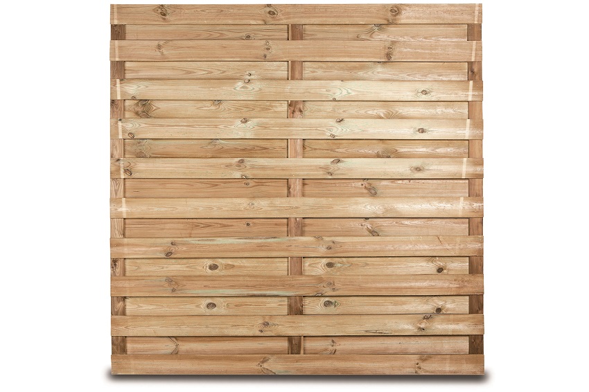 Tuinscherm recht multi 34mm 180x180cm FSC