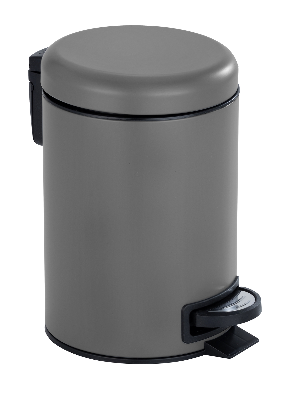 Wenko Afvalemmer Leman 3 liter grijs mat