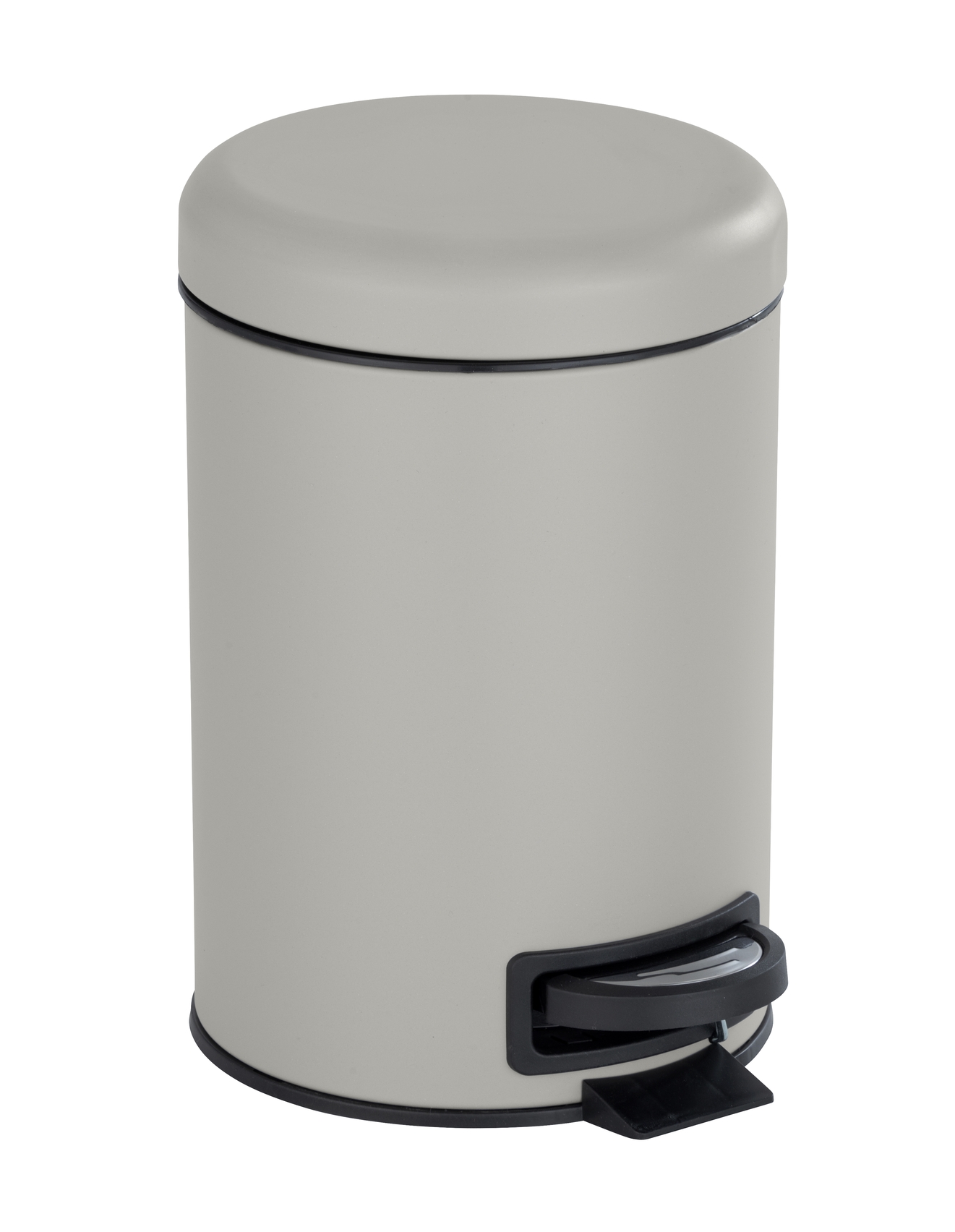Wenko Afvalemmer Leman 3 liter taupe mat