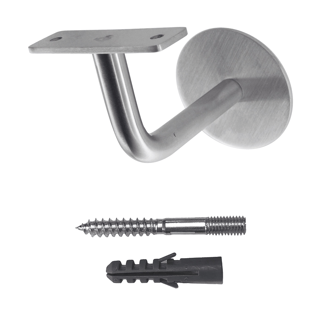 HDD Trapleuninghaak Plat Inox Plus