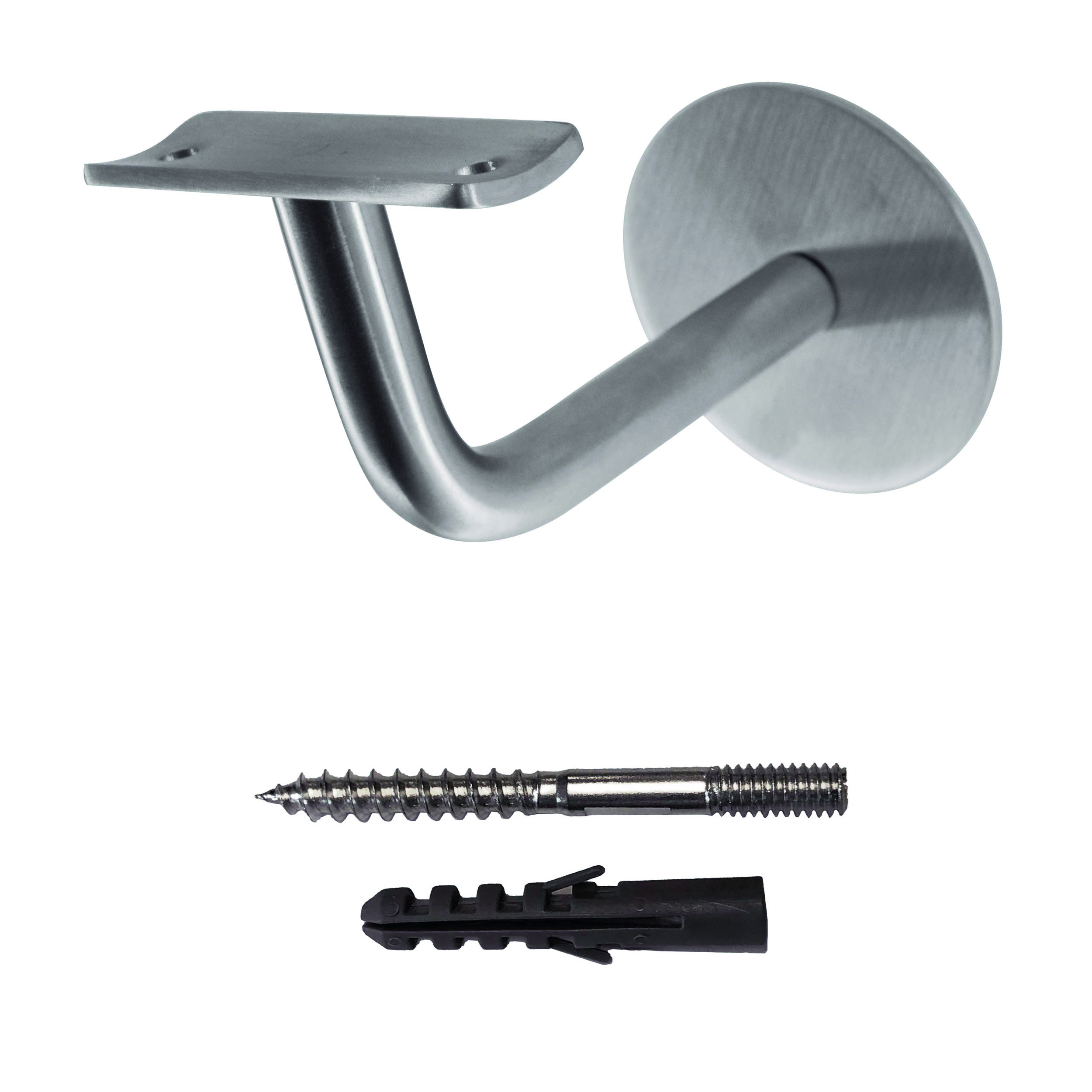HDD Trapleuninghaak Rond Inox Plus