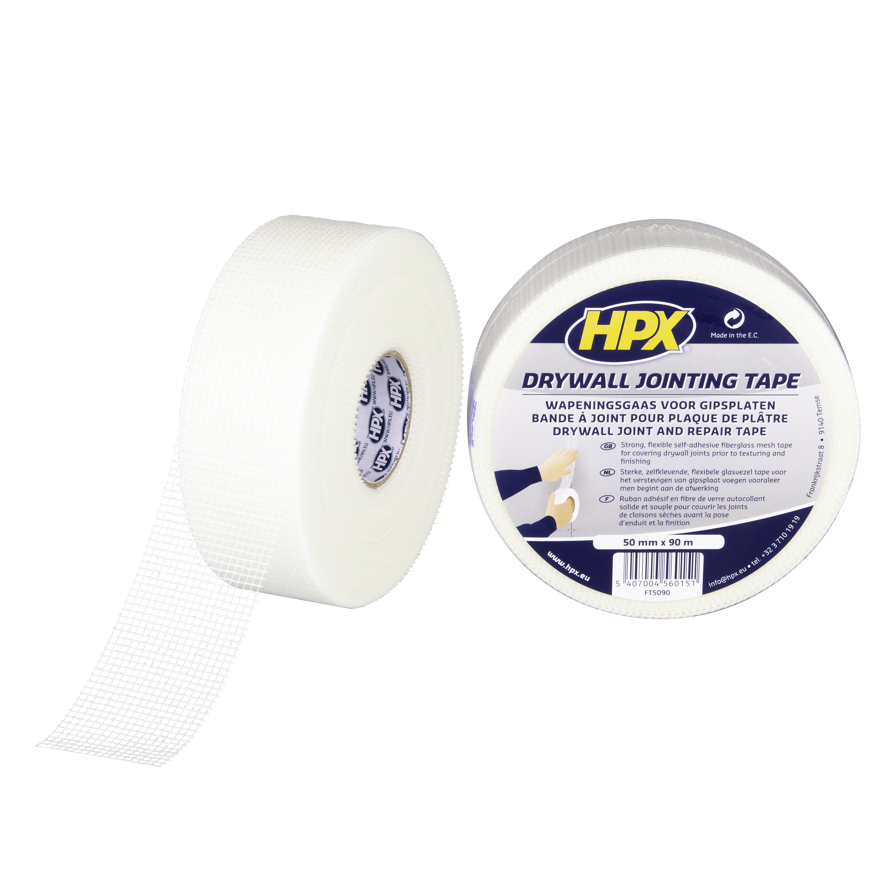 HPX bande à joint pour plaque de plâtre 50mm x 90m