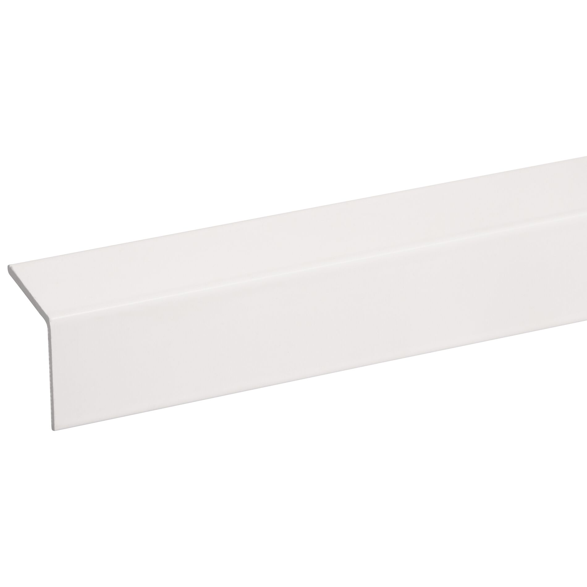 Profil d'angle aluminium blanc 20x20mm - 200cm