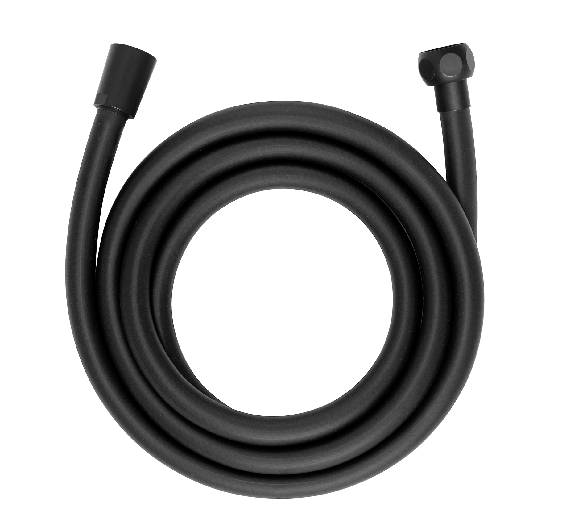 Wenko Flexible de douche Design. 175cm noir mat