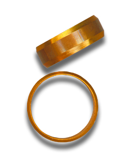2 Klemring 22 mm - messing