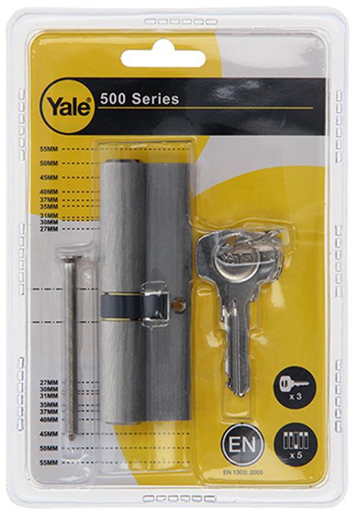 Yale 500 40/50 cylindre de porte profilé 90mm
