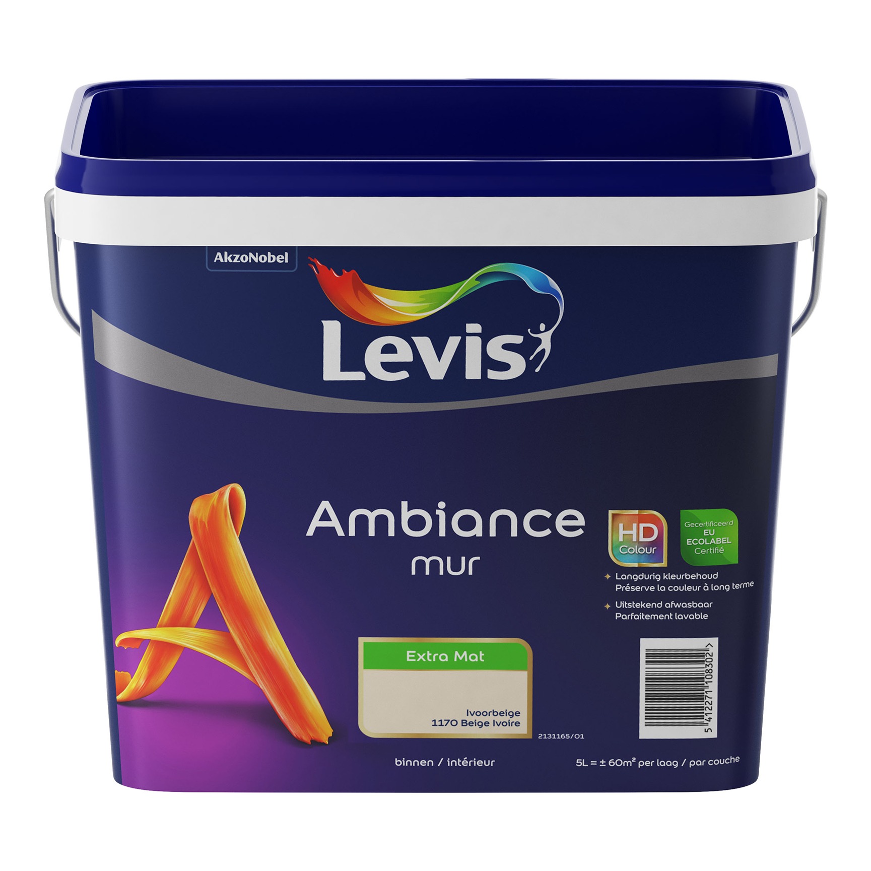 Levis Ambiance Mur Extra Mat 5l Ivoorbeige