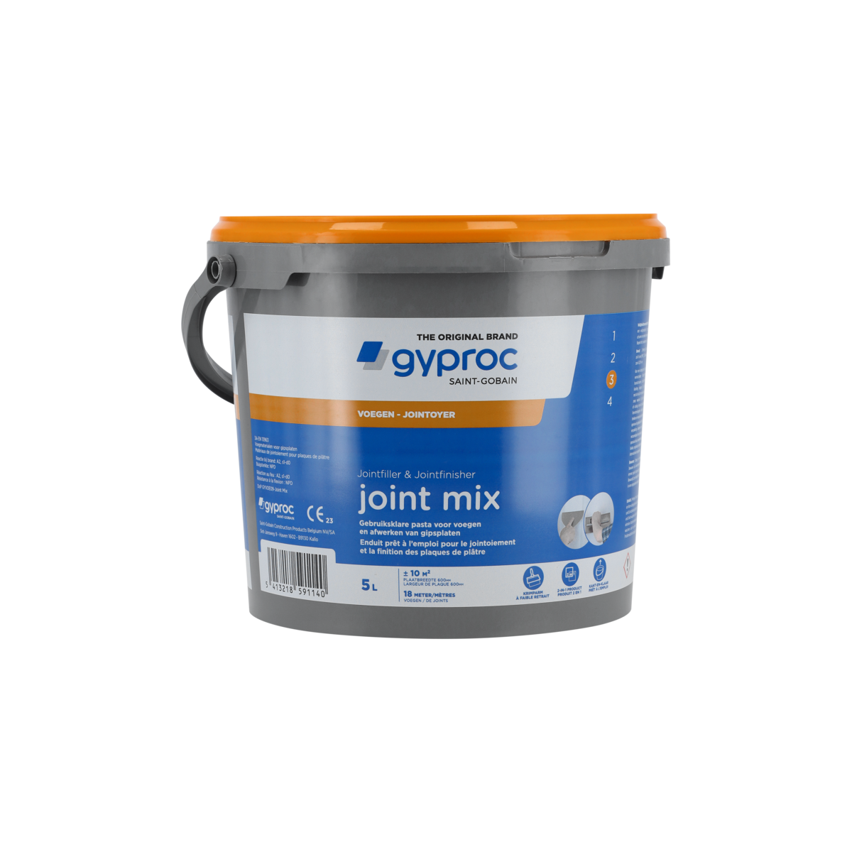 Pâte à jointoyer Gyproc ABA-Joint Mix 6 kg