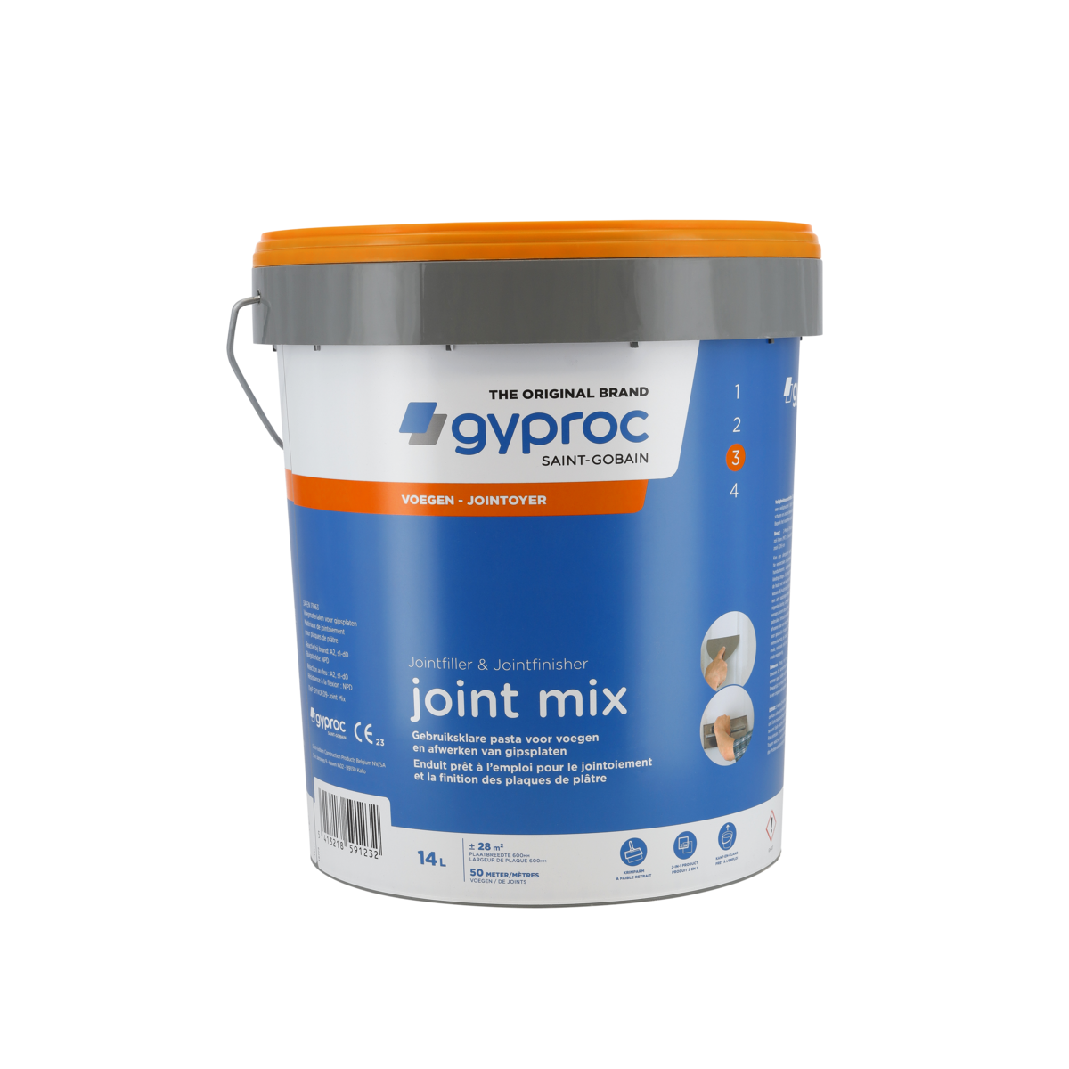Pâte à jointoyer Gyproc ABA-Joint Mix 16,8 kg