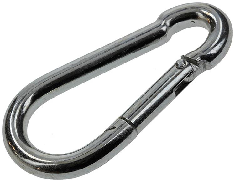 Mack 1 crochet carabine + ressort galvanisé 80X8mm K