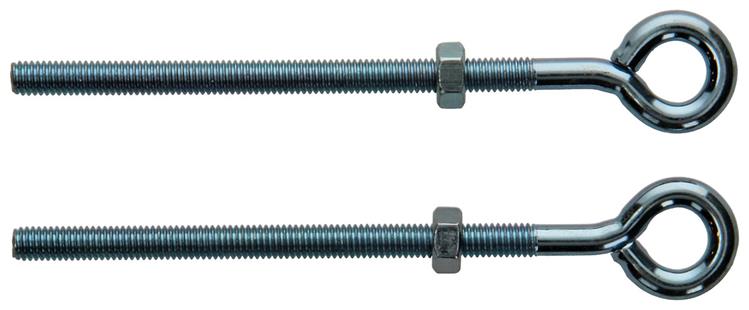 Mack 2 pitons zingue+ ecrou M6X100mm K