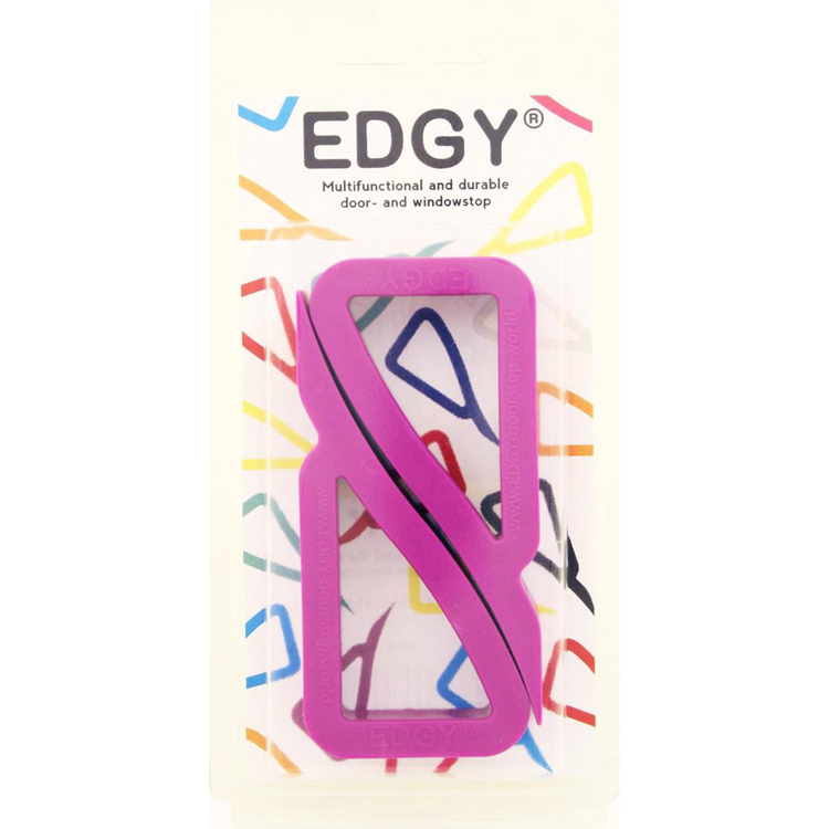 Edgy deur- en vensterstopper paars 
