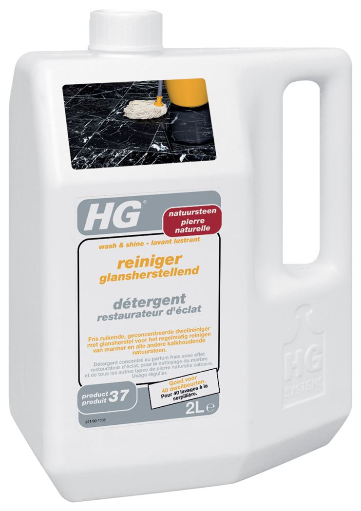 HG glansherstellende natuursteenreiniger P37 2L