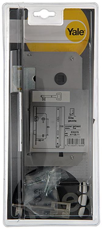 1 dubbel insteekslot links A1126 Yale 50mm