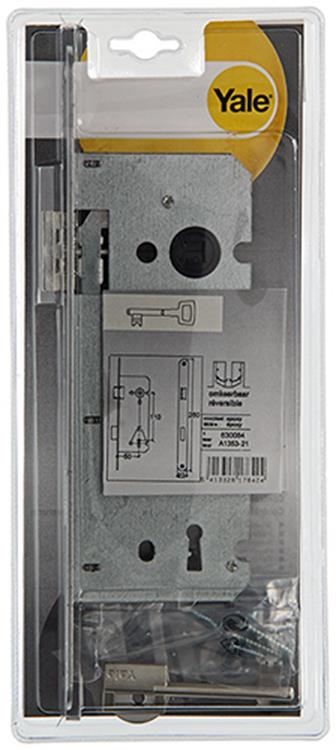 Yale A1353-50 serrure à entailler arrondie G/D