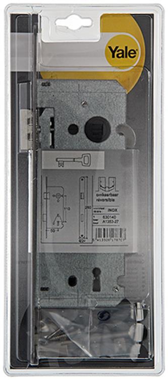 1 dubbel insteekslot L/R 50mm inox
