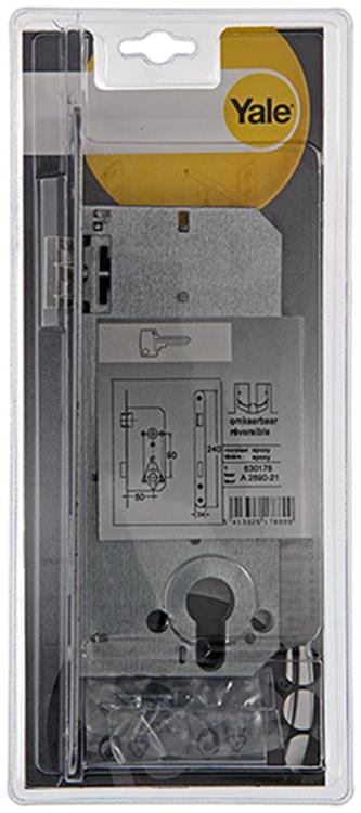 Dubb.insteekslot afg.hk.L/R A2690 Yale 50mm