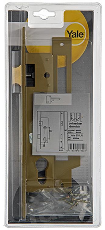 1 insteekslot Z/cilinder L/R 520 Yale 25mm