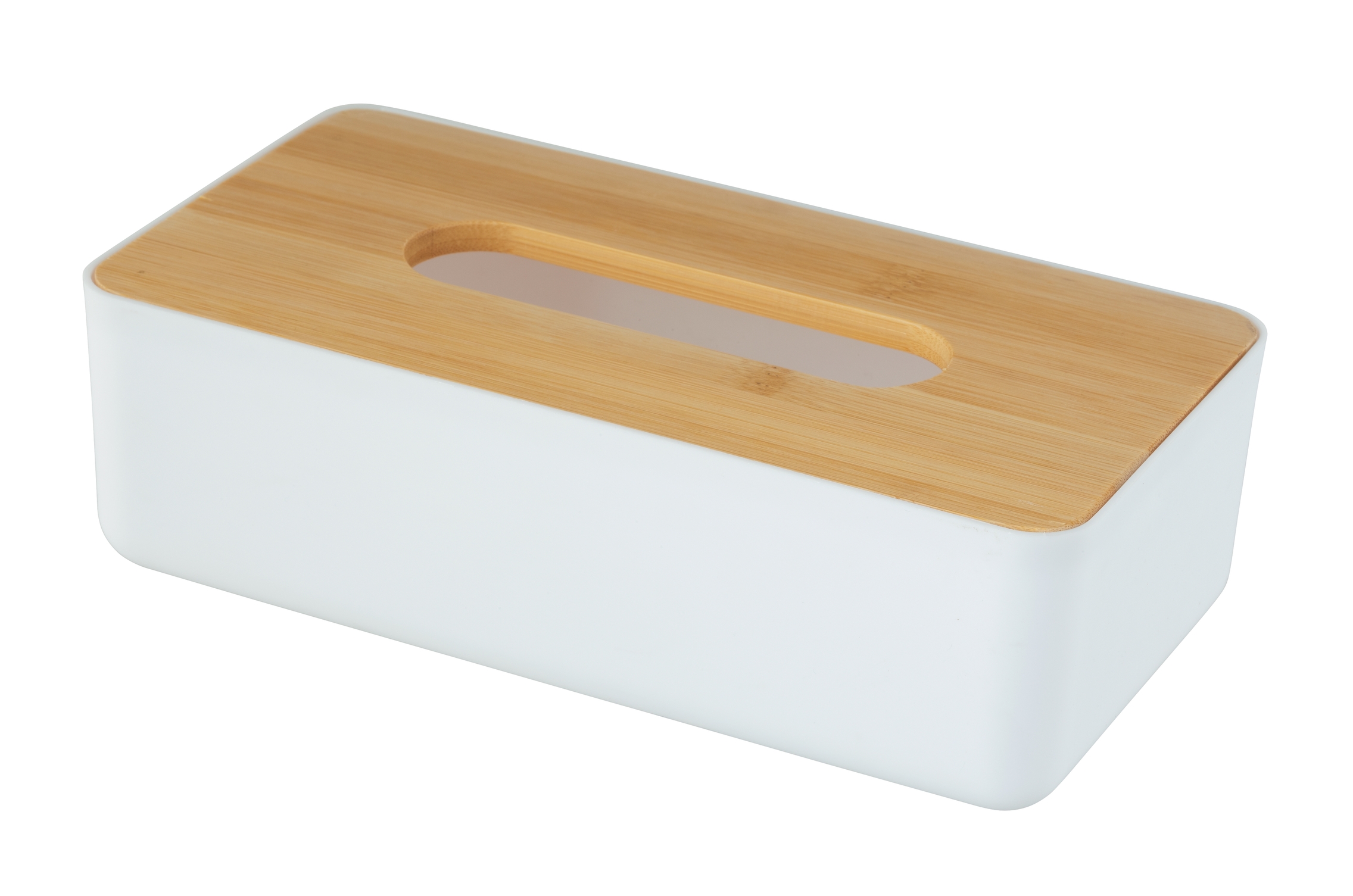 Wenko Boîte à mouchoirs cosmétiques Rotello. blanc
