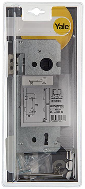 Yale A1353-50 serrure à entailler G/D blanc