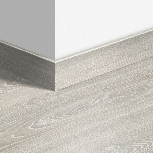 Quick-Step sol stratifié - Plinthe parquet 3560 Chêne gris classique patiné - Pack 6 pièces