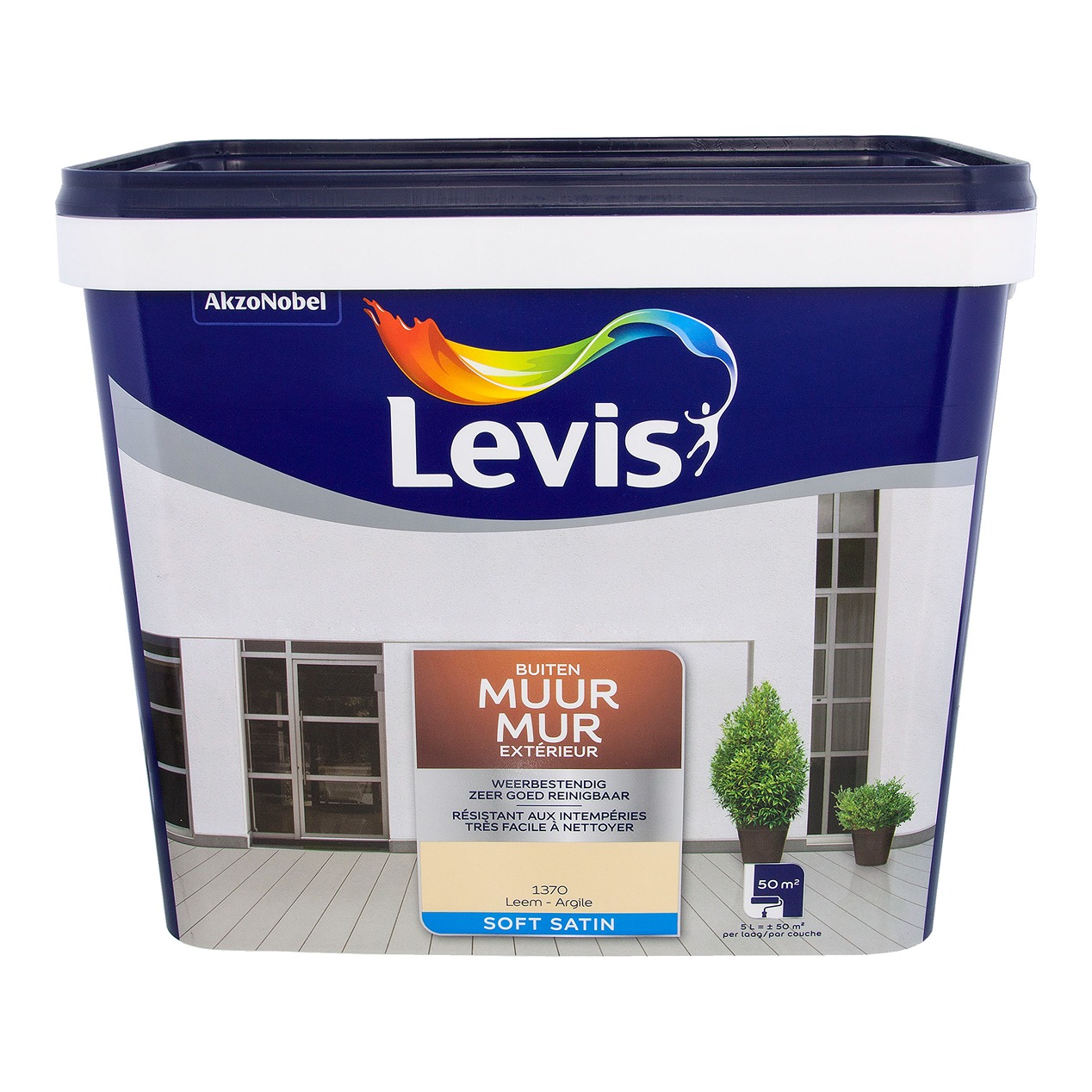 Levis Muur Buiten 5l Leem