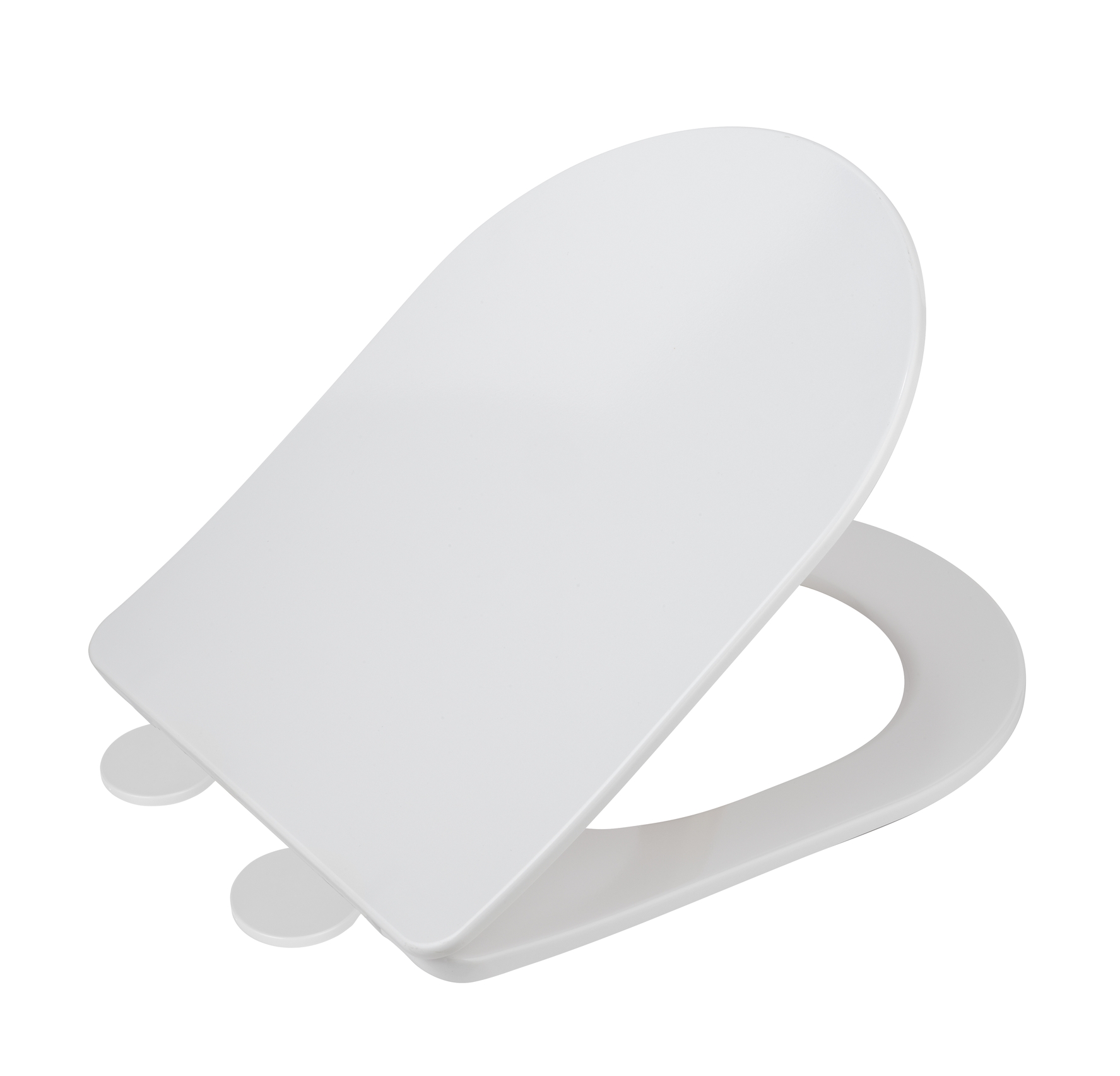 Toiletzitting galati slim line easy-close duroplast mat wit