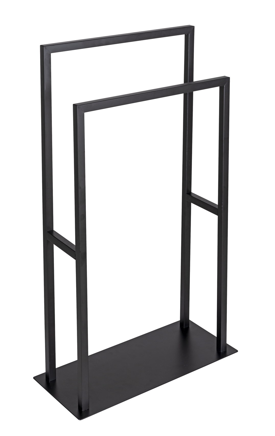 Wenko Porte-serviettes 2 barres inox Rivaltana. noir mat