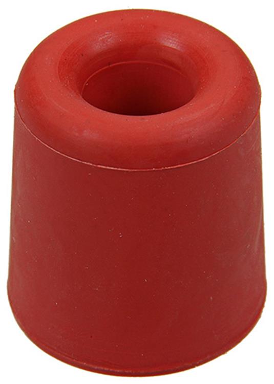 Deurstop rubber + schroef rood 30 X 35 mm 2st/pcs