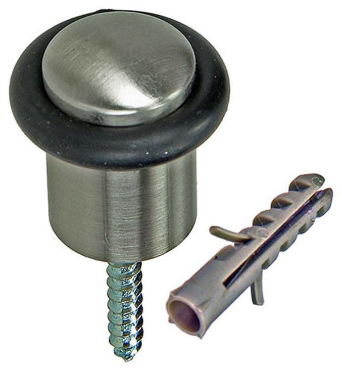 deurstop cilindermodel inox look  Ø 20H30 mm 1st/pc