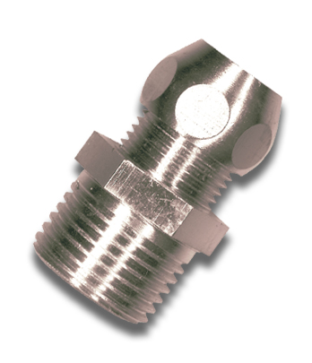 1 Raccord droit 10 mm x 3/8"M - chromé