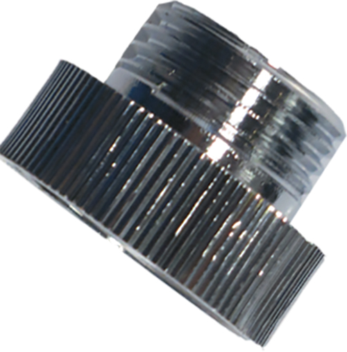 1 Verloopmof 3/4" F x 1/2" M - verchroomd