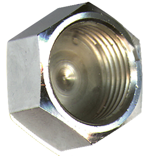 1 Hoed 3/8" F - verchroomd