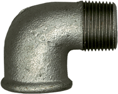 5 Coude 90° 1/2" MF - galvanisé