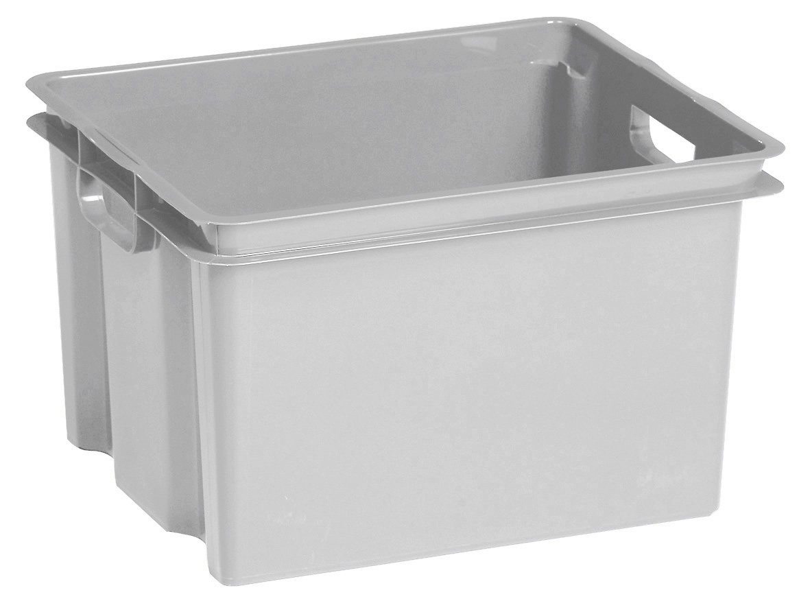 Crownest box 30l gris clair 42.6x36.1x26 cm