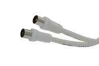 Profile coax kabel 100hz 5m wit