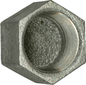 1 Hoed 4/4" F - verzinkt