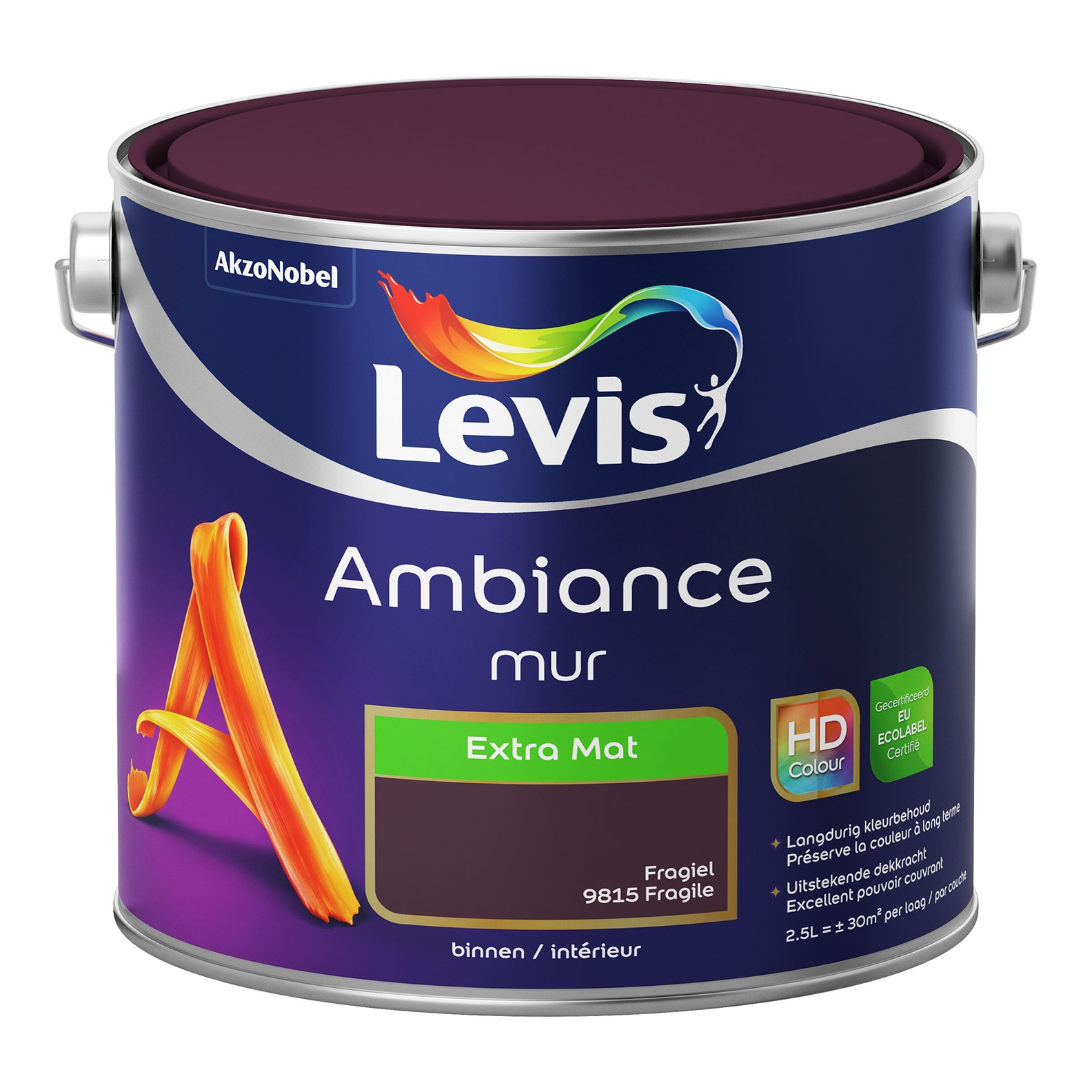 Levis Ambiance Mur Extra Mat 2.5l Fragiel