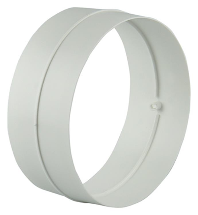 Renson raccord manchon rond PVC 7006 blanc Ø150mm