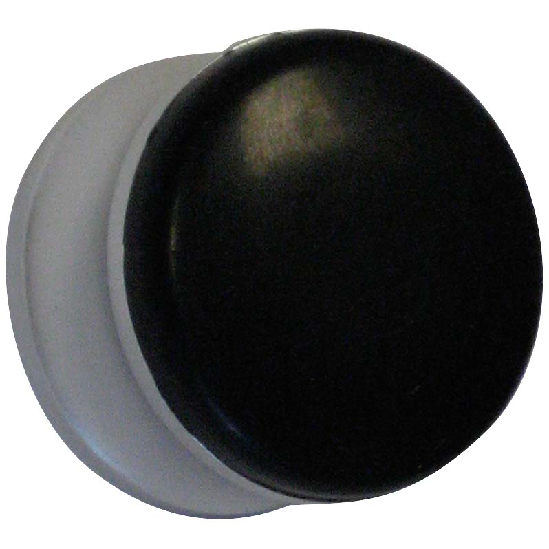 Bertomani deurstopper muraal aluminium 25mm