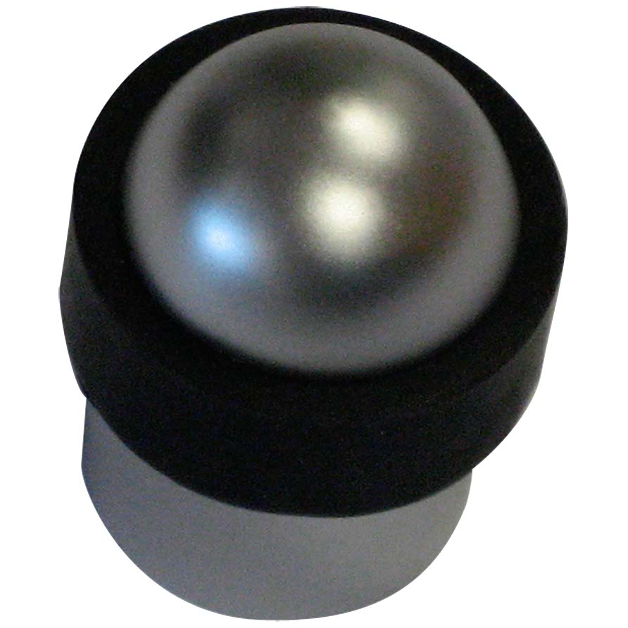 Deurstopper aluminium dessus arrondi 45mm