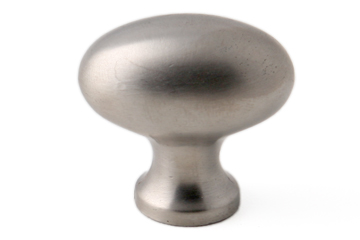 Bouton Ø31mm Zamac / teinte inox