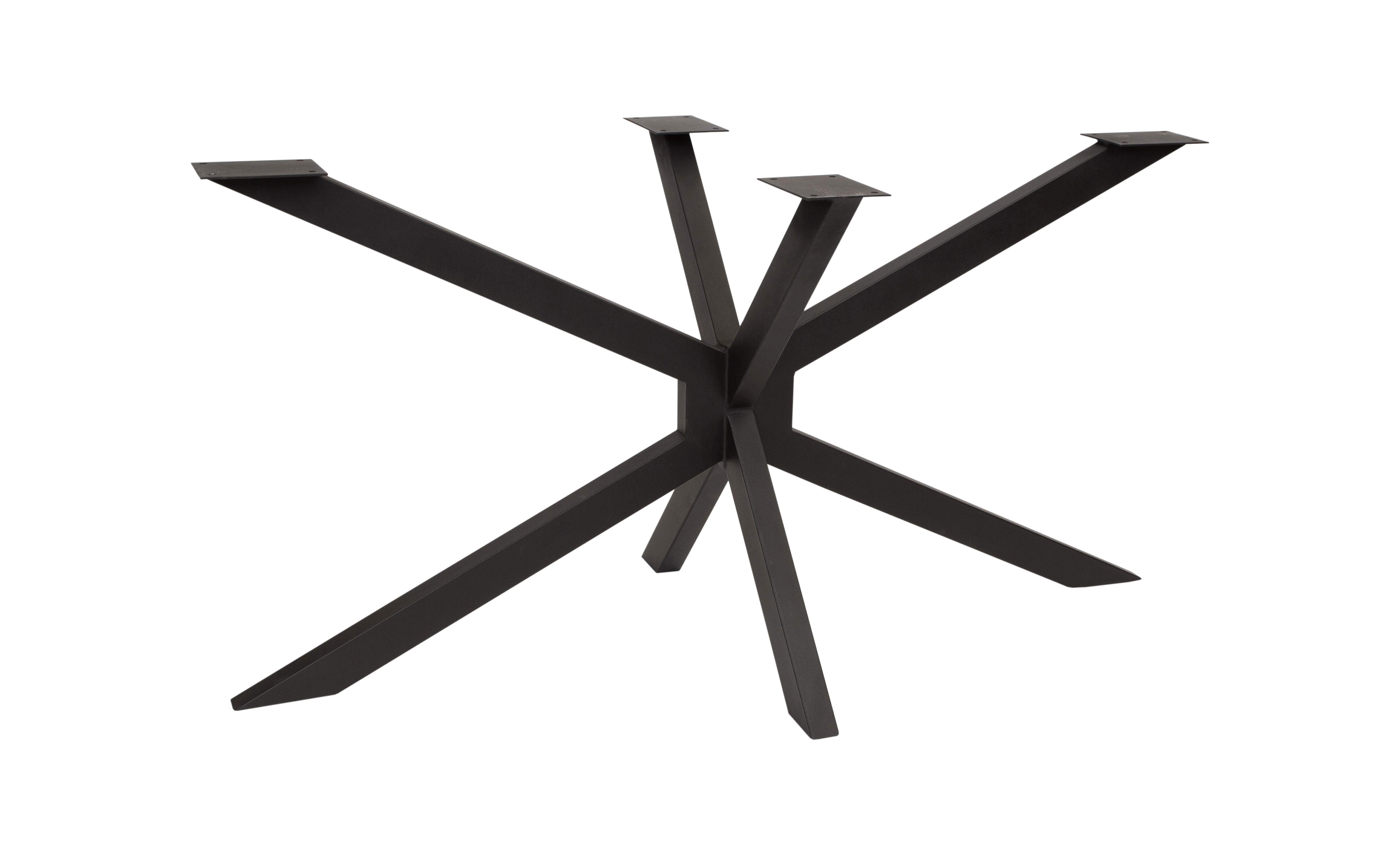 Pied de table modèle Spin 142 - H71 142x70cm profil 40x60mm noir (RAL9005)